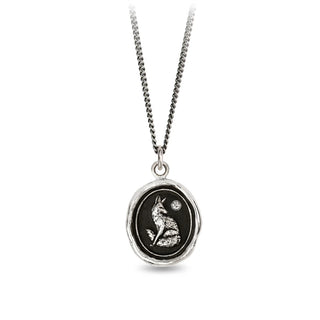 Trust in Yourself Diamond Set Talisman Necklace