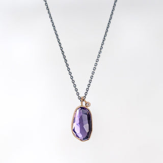 Amethyst Juicy Drop Necklace