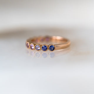 Ombre Sapphire Band