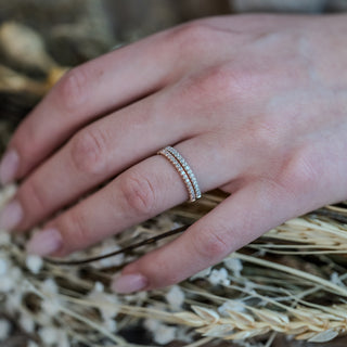 Rose Gold Diamond Wedding Band