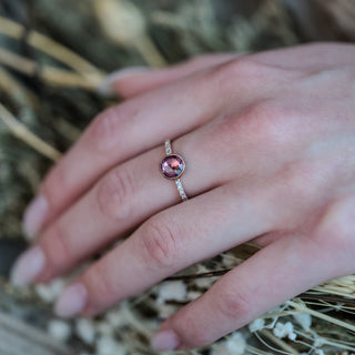 Pink Sapphire Statement Ring