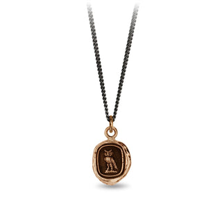 Watch Over Me Bronze Talisman Necklace