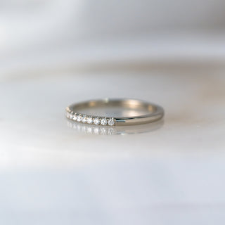 White Gold Diamond Wedding Band