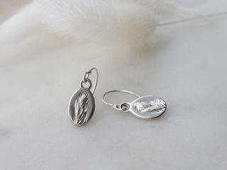 Wild Grass Oval Earrings