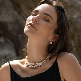 XL Pearl Oso Necklace