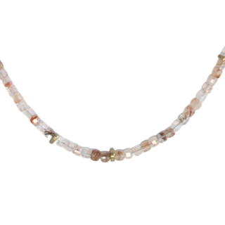 Copper Rutilated Quartz Oso Necklace