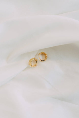 Rosie Teardrop Hoops Gold Filled