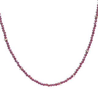 Garnet Oso Necklace