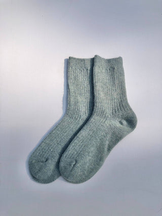 Iceland Wool Socks - Mushroom