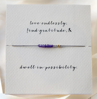 "Love Endlessly..." Bracelet