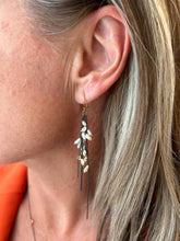 Load image into Gallery viewer, Pearl Fringe Drop Earrings