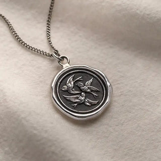 Birds Of A Feather Talisman Necklace