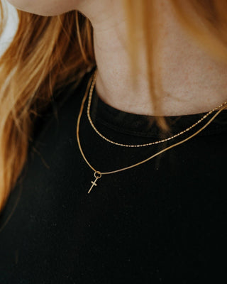 Gold Cross Necklace