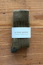 Load image into Gallery viewer, Le Bon Shoppe Classic Cashmere Socks - Fern