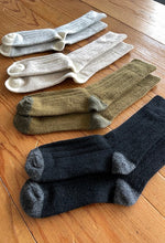 Load image into Gallery viewer, Le Bon Shoppe Classic Cashmere Socks - Black