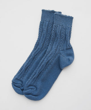 Cotton Jenny Socks - Denim Blue