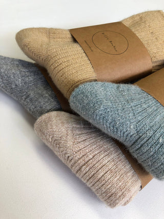 Iceland Wool Socks - Mushroom