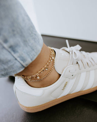 Gold Filled Celestial Charm Anklet