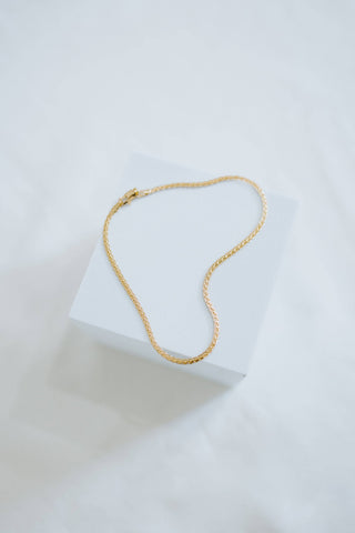 Gold Filled Braided Anklet
