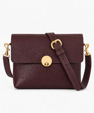 Kamiko Pebbled Bag - Bordeaux