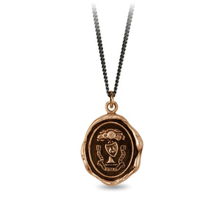 Family Above All Bronze Talisman Necklace - Special Order