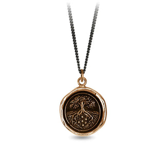 Family Roots Bronze Talisman Necklace