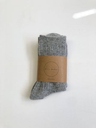 Iceland Wool Socks - Mushroom