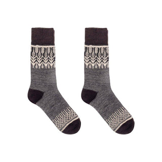 Nordic Socks Merino Wool in PERFORM™ - Yule - Charcoal