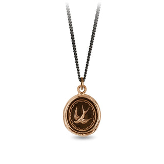Free Spirited Bronze Talisman Necklace - Special Order