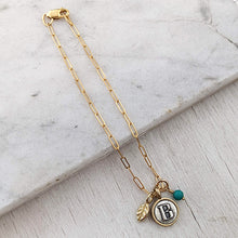 Load image into Gallery viewer, Gold Filled Paperclip Bracelet