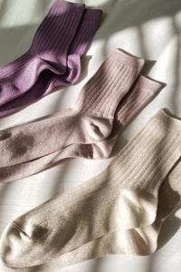 Le Bon Shoppe Her Modal Socks - Rose Glitter