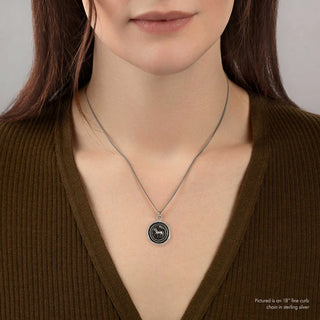 Horse Talisman Necklace Sterling Silver