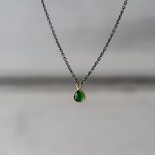 Juicy Emerald Drop Necklace