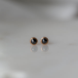 Black Diamond Simplicity Stud Earrings