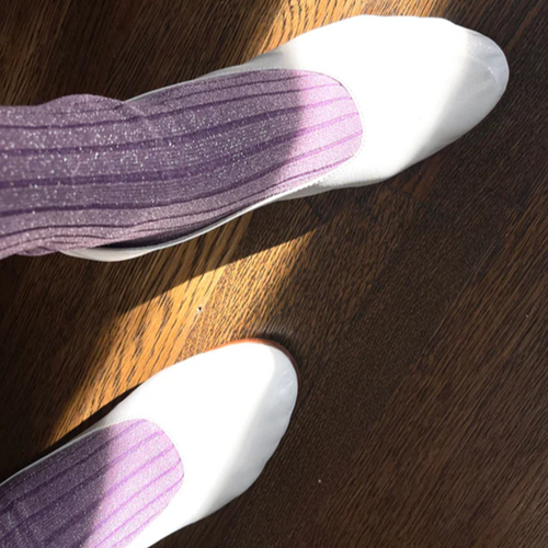 Le Bon Shoppe Her Modal Socks - Lilac Glitter