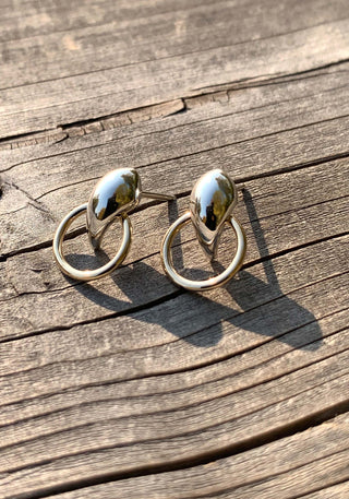 Lovebird Door Knocker Stud Earrings - Special Order