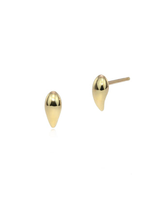 Lovebird Small Gold Studs