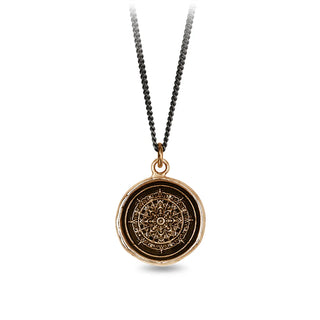 Mandala Talisman Necklace Bronze