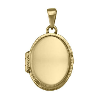 Yellow Gold Oval Locket