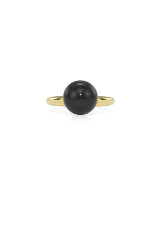 Onyx Gold Ring