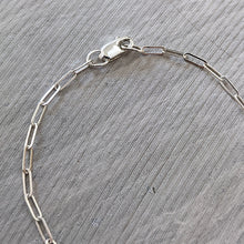 Load image into Gallery viewer, Sterling Silver Paperclip Bracelet