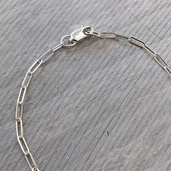 Sterling Silver Paperclip Bracelet