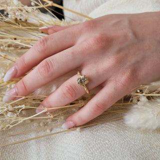 Mermaid Treasures Champagne Diamond Ring