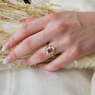 Aurora Lavender Sapphire Ring