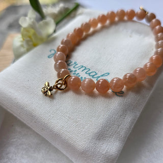Honey Bee Sunstone Bracelet