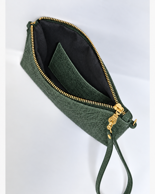 Maeve Bag - Leafy Green Pebbled