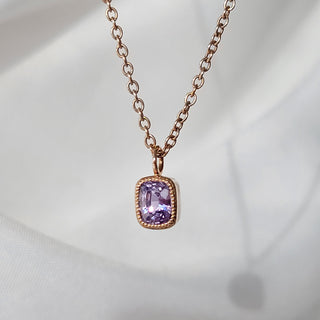 Lavender Purple Sapphire Pendant