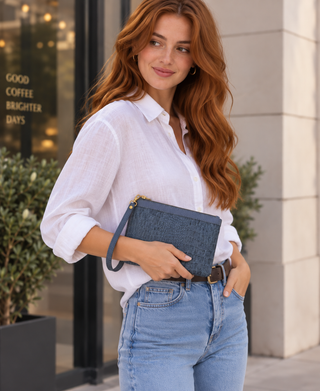 Ollasandra Barcelona Wristlet - Cobalt Blue