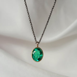 Green Emerald Pendant