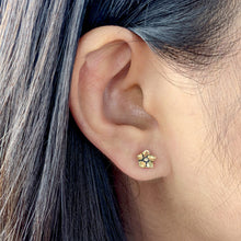 Load image into Gallery viewer, Marmalade Designs Sterling Silver &quot;Flower&quot; Sculpted Studs